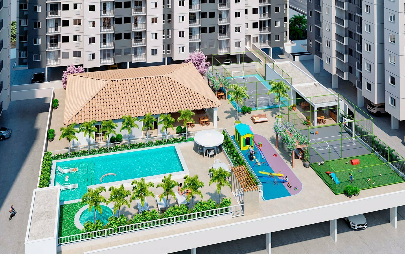 Quattro Residencial Clube - More no que é seu!